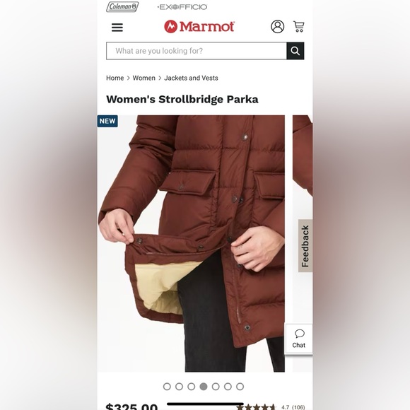 Brand New with tags Marmot Strollbridge down parka - Picture 4 of 10